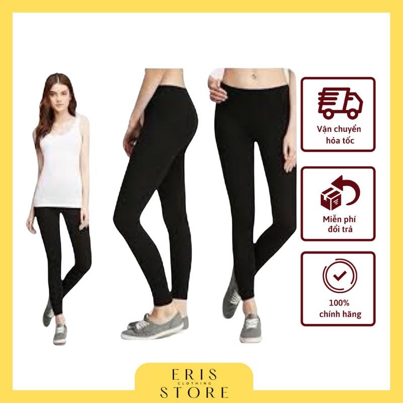 Quần legging nữ ERIS cạp cao form ôm dài mặc tôn dáng, tập gym