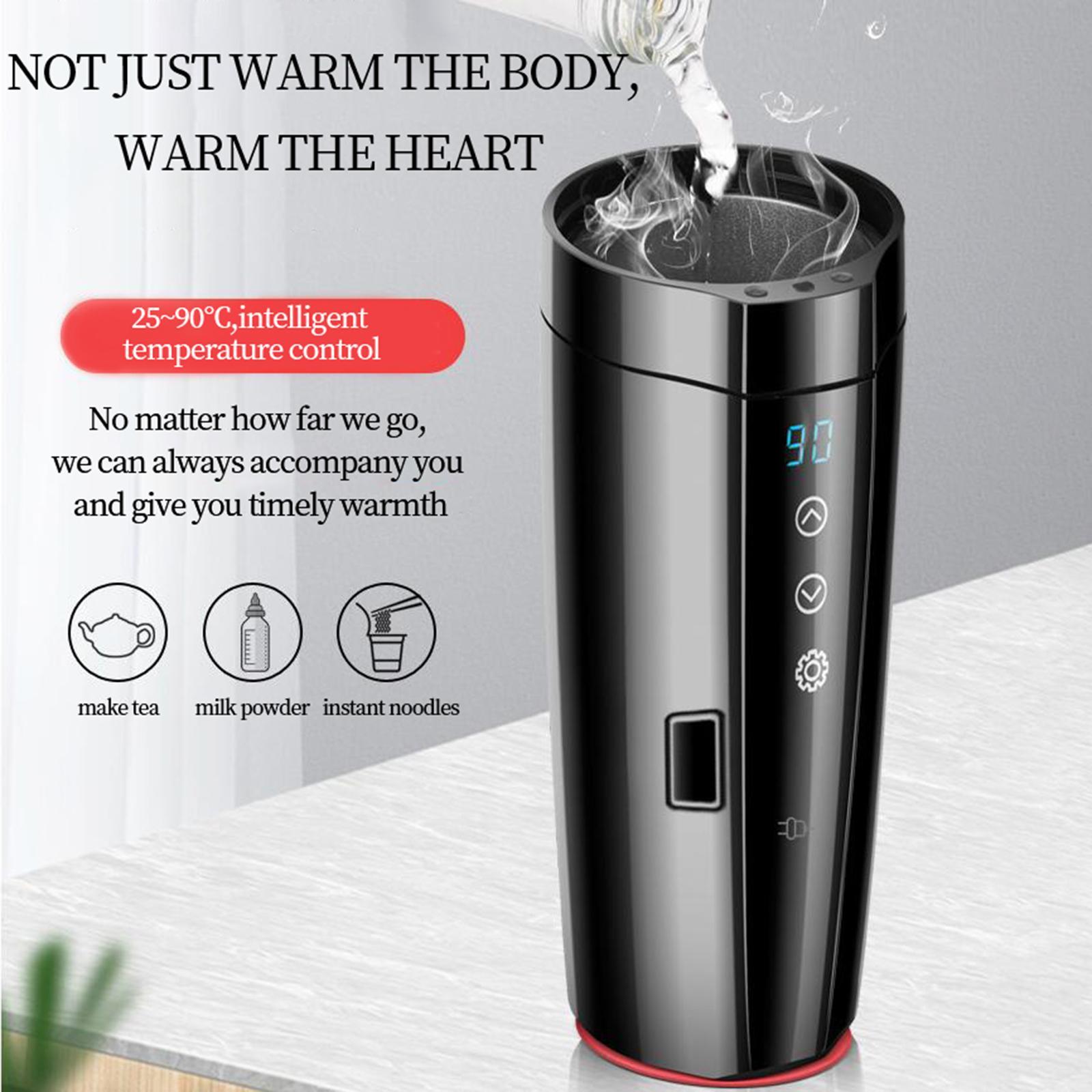 12V 24V Car Kettle Boiler Touch Enabled Temperature Display for Tea