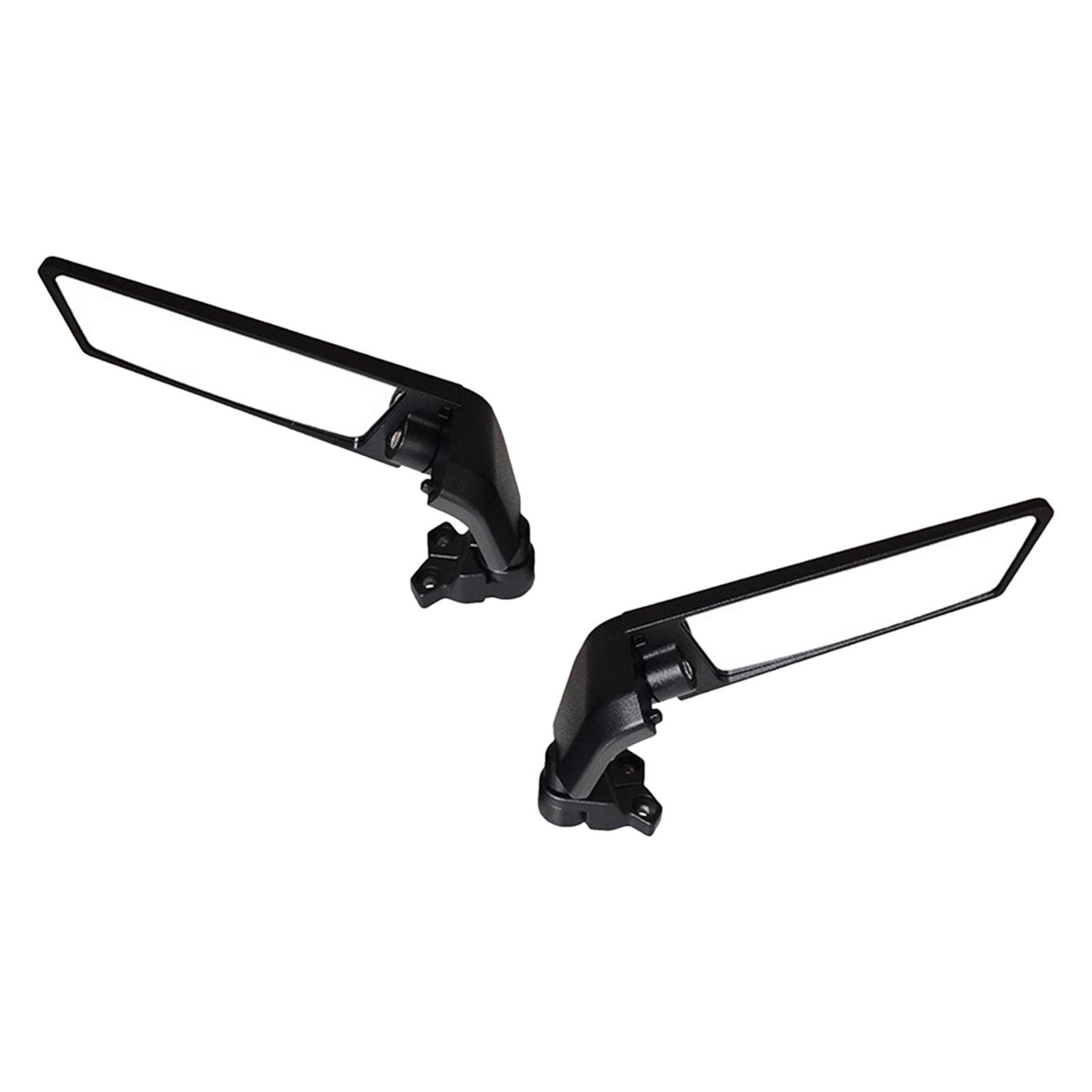2Pcs Motorcycle Rear View Mirror 360 Rotatable Side Mirrors Bar End Motorcycle Fitment Repair Parts Fit for Yamaha Model Yzf R3 R25 R15V3