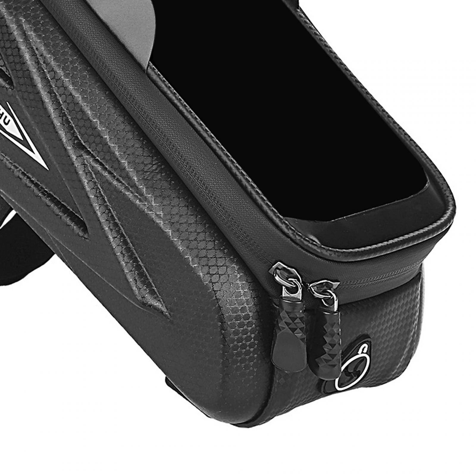 Bike Front Frame Bag Touch Screen  Phone Bag for Cyclists Men Riding