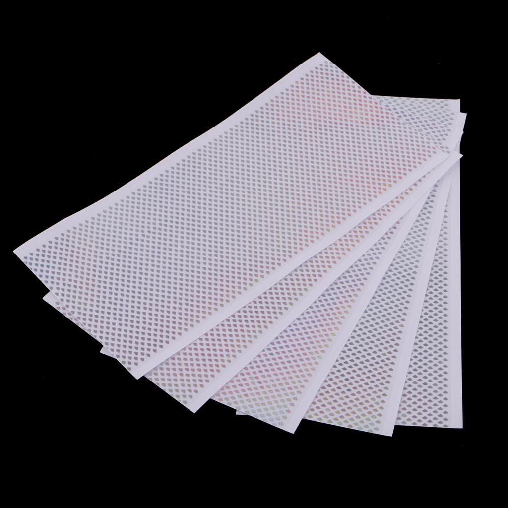 5pcs Waterproof Fishing Lure Scale Holographic Tape Fly Tying Materials S