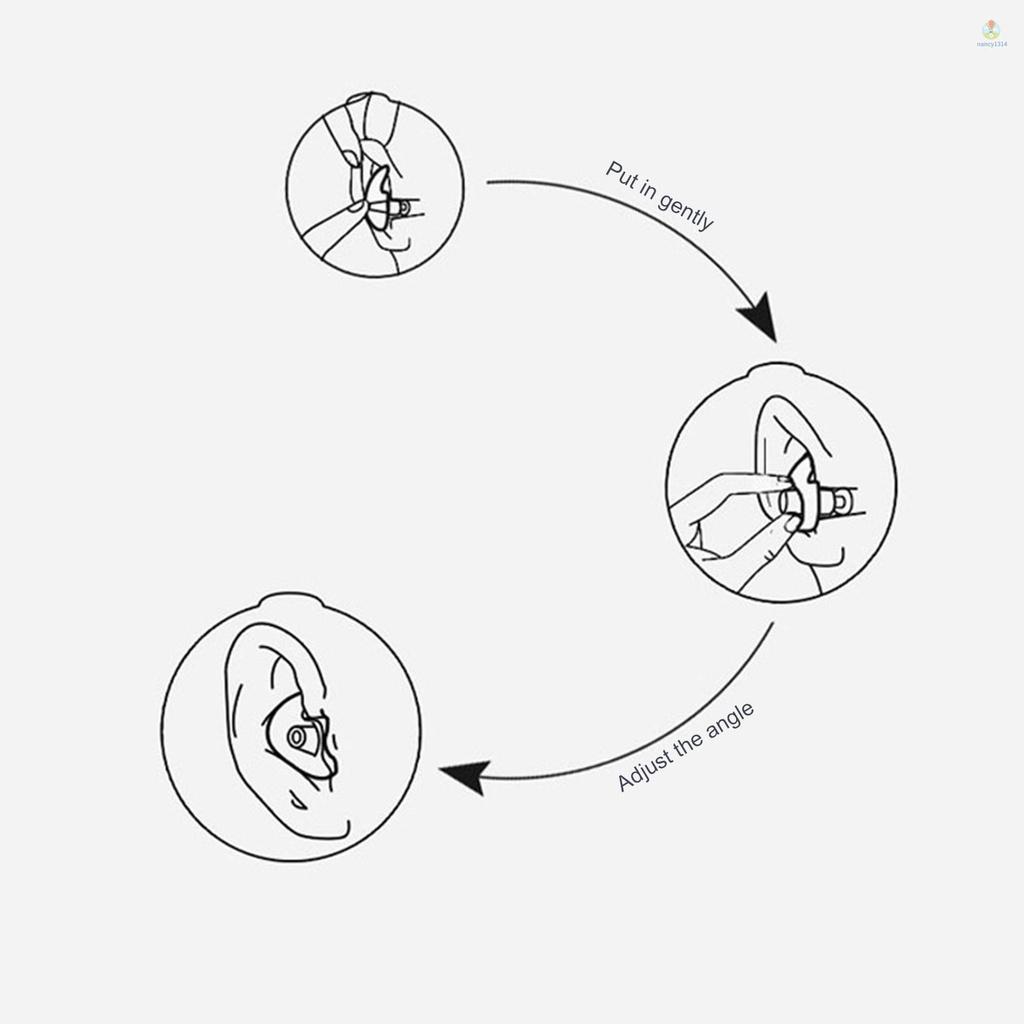 Nút bịt tai chống nước bằng silicone có thể tái sử dụng nancy6698