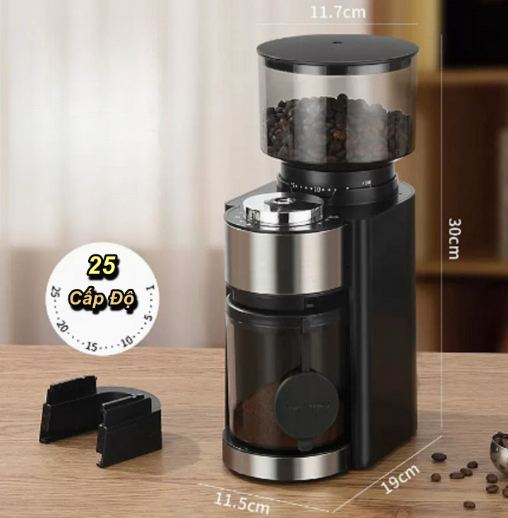 Máy Xay Hạt Cà Phê BARISTA COARSE HB-583 SUS420 Thép Không Gỉ - Home and Garden