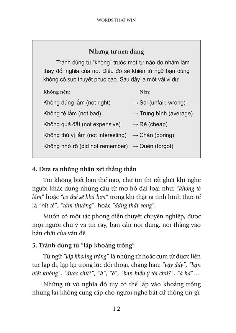 Sức Mạnh Của Ngôn Từ - Words That Win