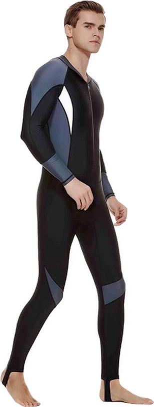 Men's Snorkeling Suit Long-Sleeved One-Piece Swimsuit Lycra Surf Suit