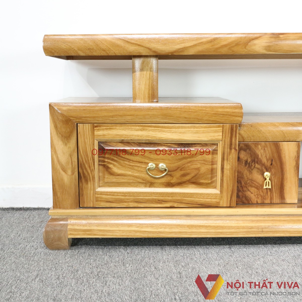 Kệ Tivi Gỗ Hương Xám Kiểu Nhật Đẹp Giá rẻ