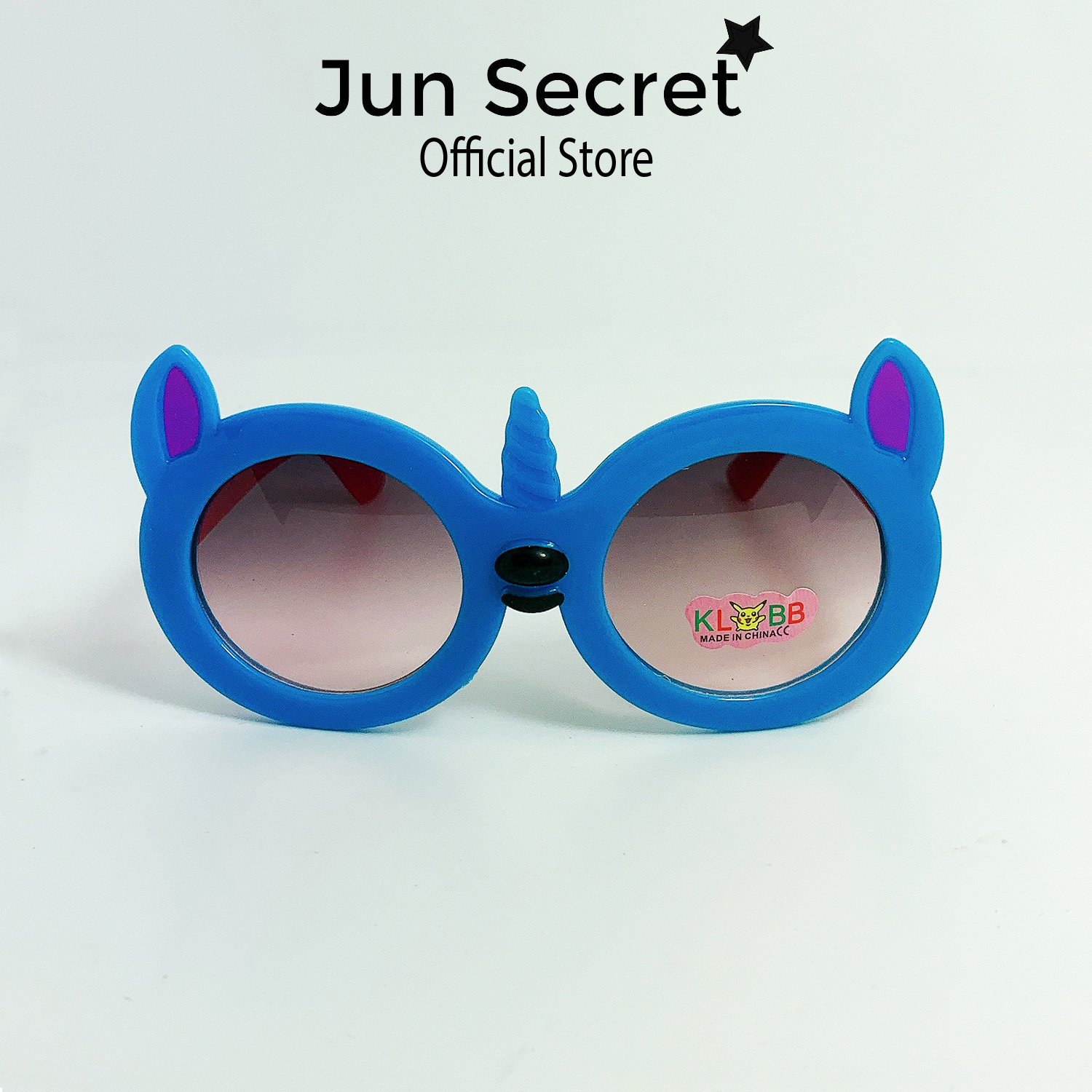 Kính mát trẻ em gọng nhựa Jun Secret hình dáng ngộ nghĩnh phù hợp bé trai và bé gái từ 1 tới 5 tuổi JS202210