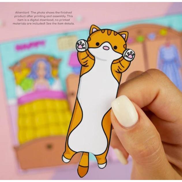ĐỒ CHƠI NGÔI NHÀ BÚP BÊ GIẤY CẮT THỦ CÔNG DIY_Paper MẪU 08