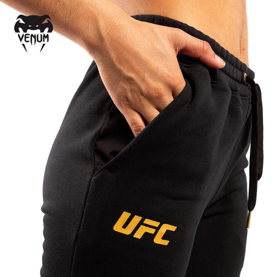 Quần jogger thể thao nữ Venum UFC FIGHT NIGHT - BLACK/GOLD - VNMUFC-00071-126