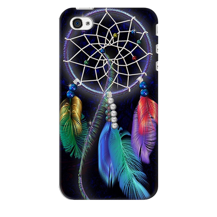 Ốp lưng nhựa cứng nhám dành cho iPhone 4S in hình Dream Catcher