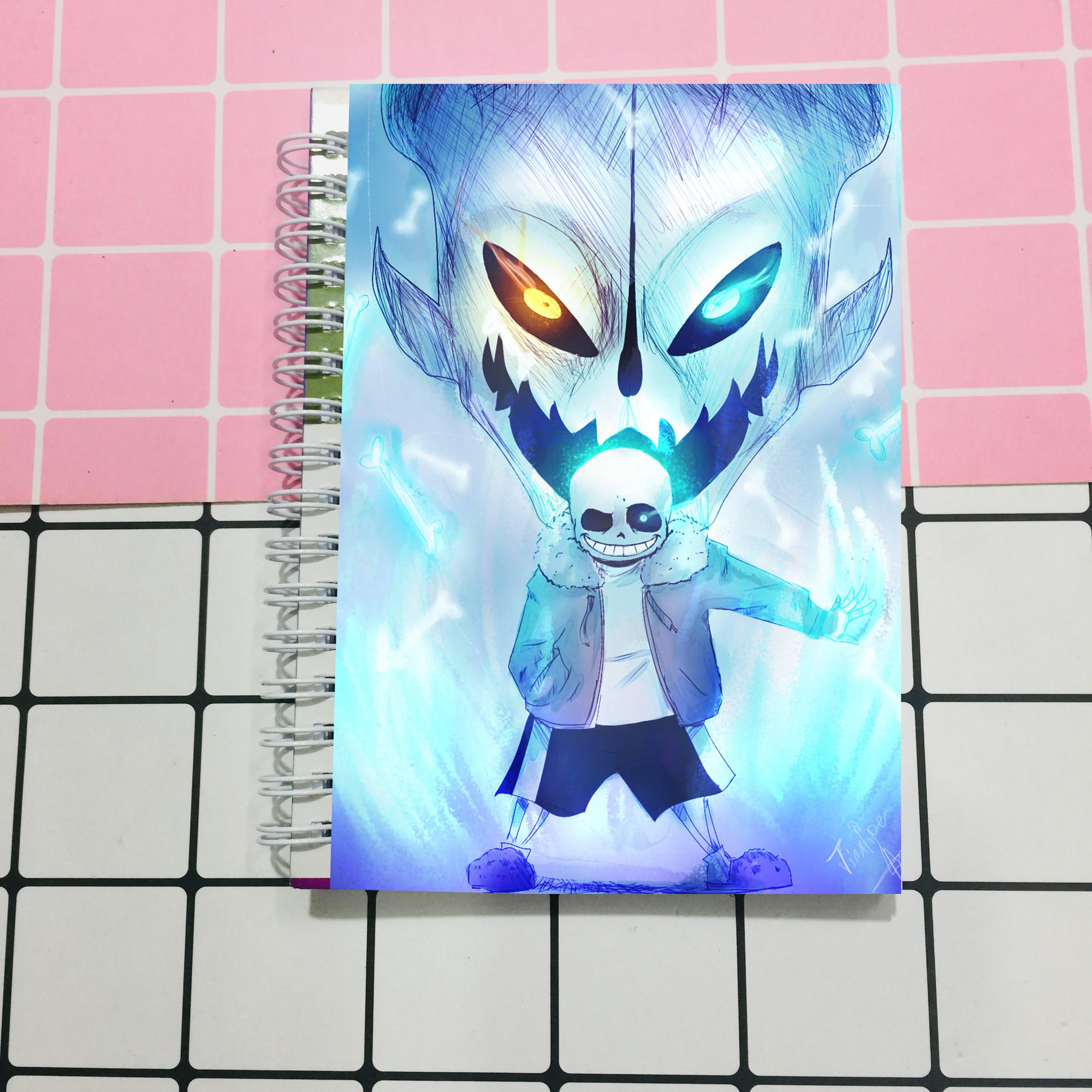 Sổ gáy xoắn Sans Undertale