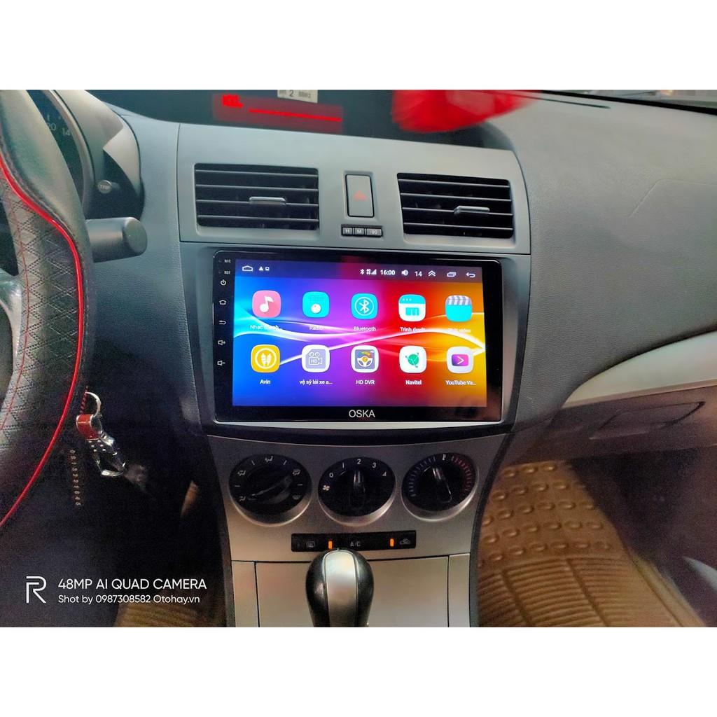 Màn Hình 9 inch Cho Xe MAZDA3 - Màn Hình DVD Android Tặng Kèm Mặt Dưỡng Giắc Zin Cho MAZDA