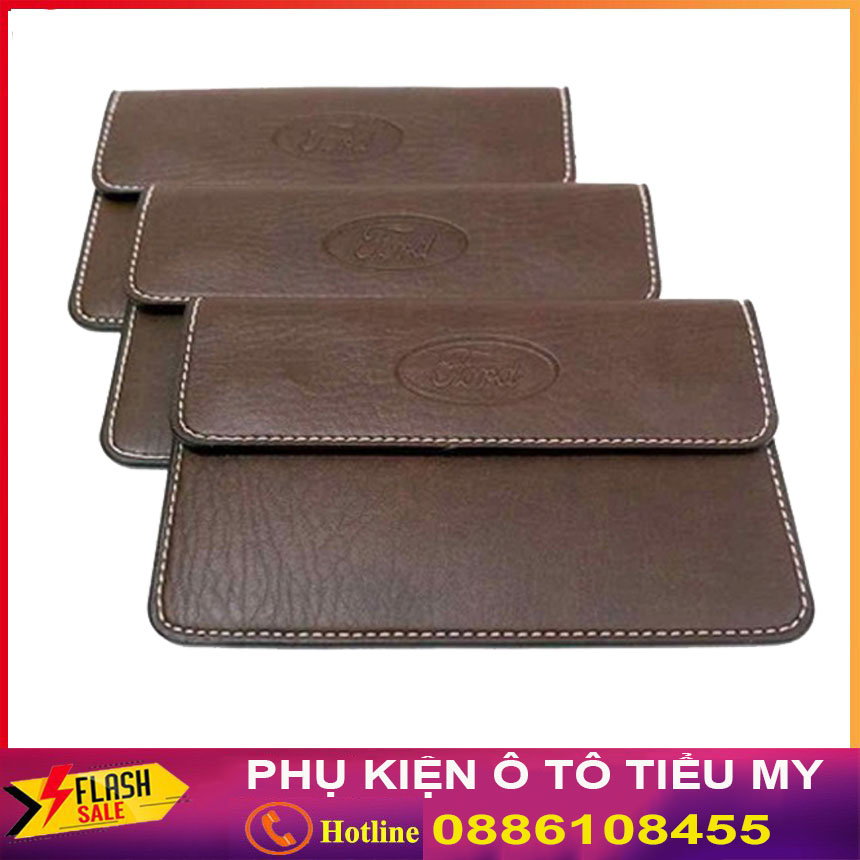 Ví Đựng Giấy Tờ Xe Giấy Đăng Kiểm Ô Tô Da Pu Cao Cấp Logo KIA Đẹp, Thời Trang, Kích Thước Nhỏ Gọn