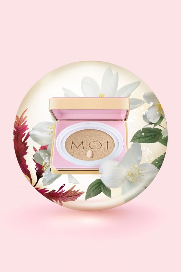 Phấn Nước M.O.I 5M BABY SKIN CUSHION Hồ Ngọc Hà TẶNG THÊM 01 lõi phấn (Hàng chính Hãng)