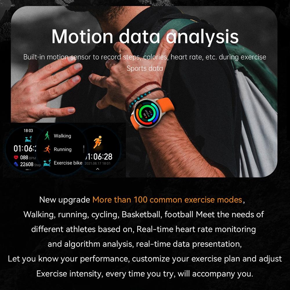 2023 Bluetooth mới Gọi Watch Smart Watch Nữ nam 1.43 inch 466*466 AMOLED HD Màn hình thể thao thể thao SMART