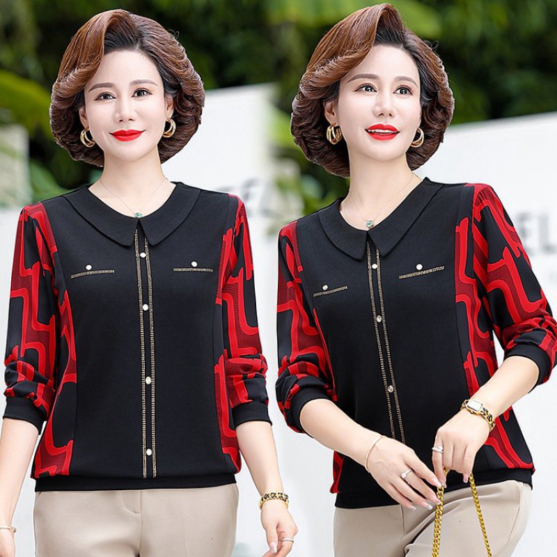 Áo Sơ Mi Xuân Hè Lịch Sự Phụ Nữ Trung Niên SM89 - Hàng Quảng Châu Cao Cấp