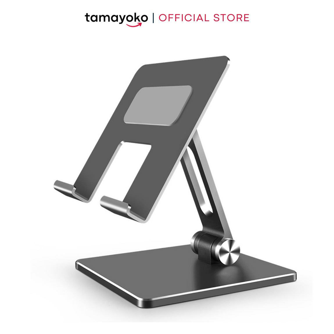 Giá Đỡ Máy Tính Bảng, Ipad, Điện Thoại - Chất Liệu Hợp Kim Nhôm Cao Cấp - Hàng Chính Hãng Tamayoko - Xám