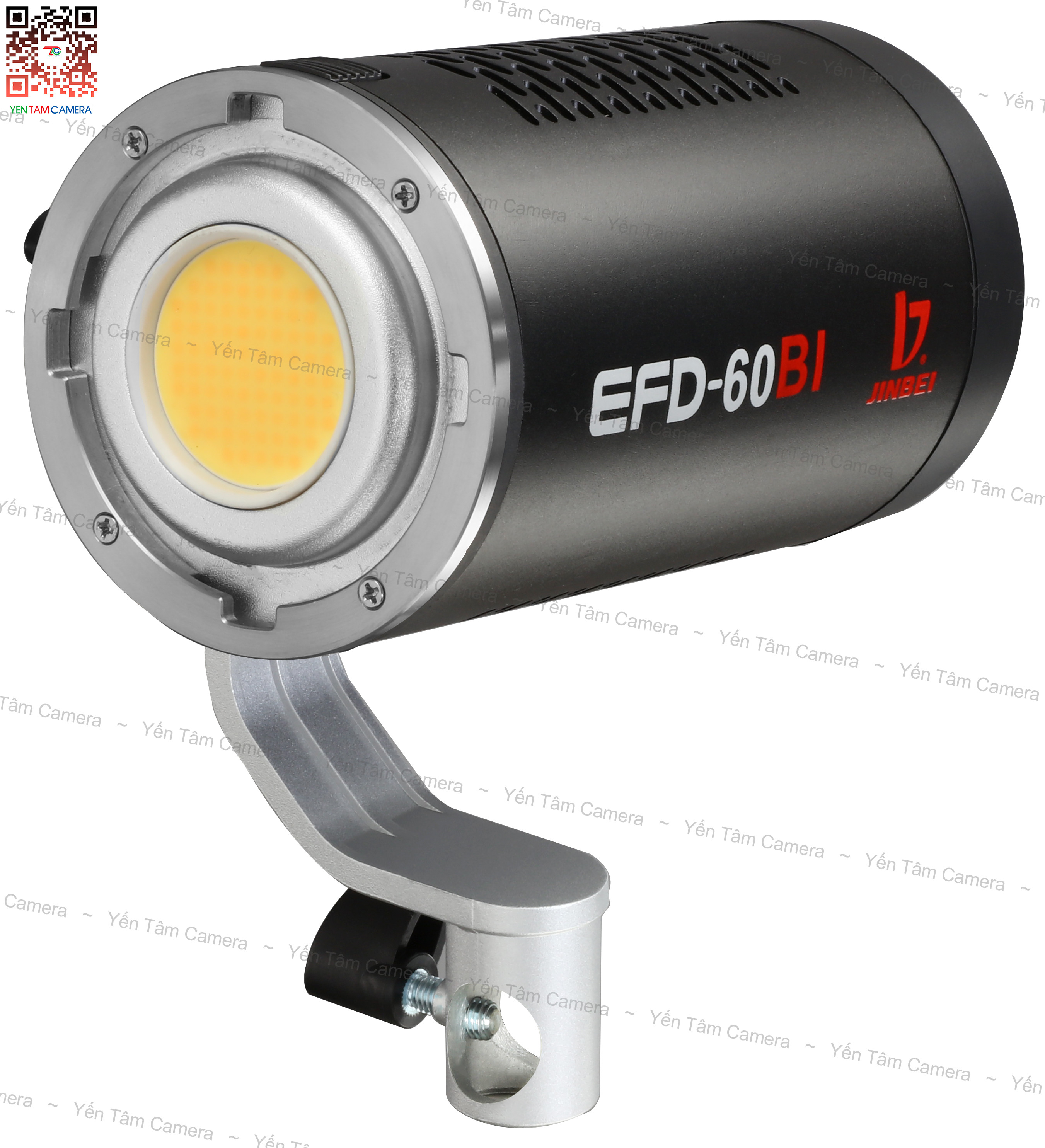 Đèn LED Quay Phim Ngoài trời Jinbei EFD-60Bi kèm gá pin – Hàng Chính Hãng