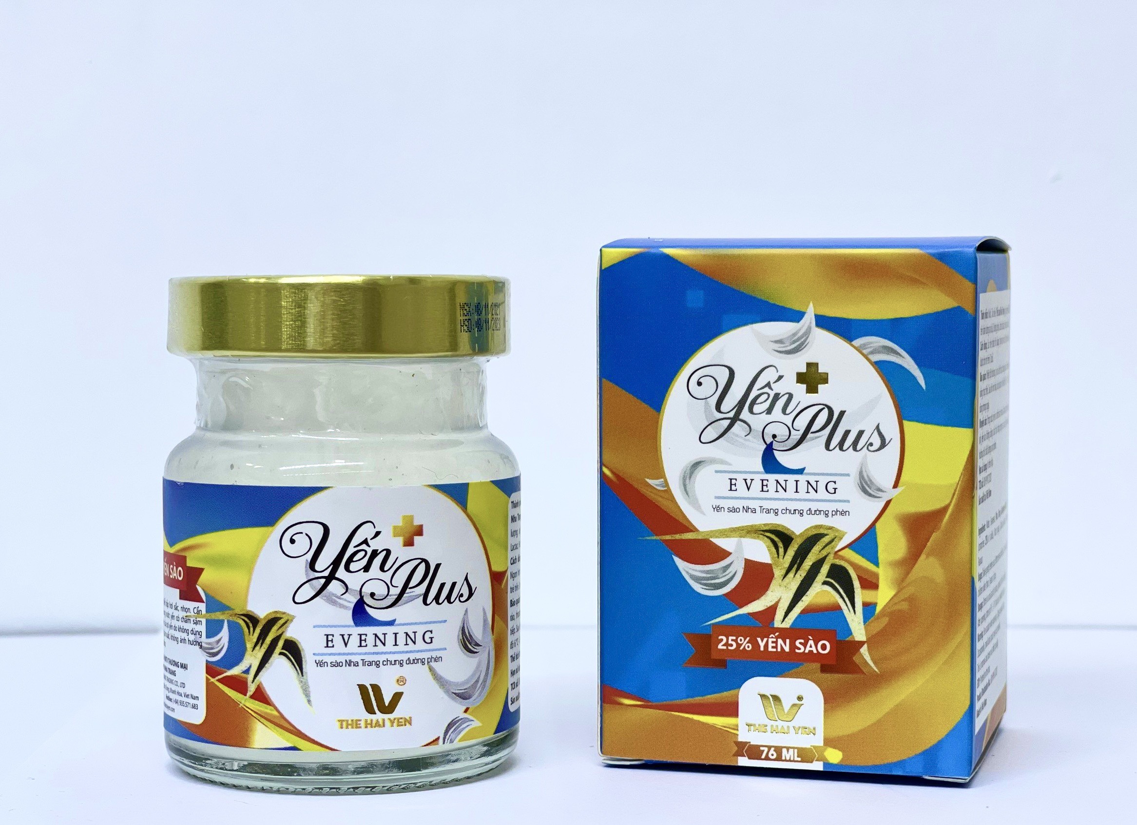 Yến hũ dinh dưỡng - Yến Plus Evening 25% TheHaiYen Hộp 1 Hũ