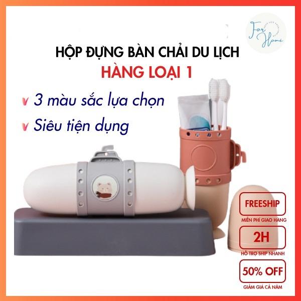 LOẠI XỊN Hộp Đựng Bàn Chải Và Kem Đánh Răng Du Lịch, Để Văn Phòng Nhỏ Gọn Tiện Lợi