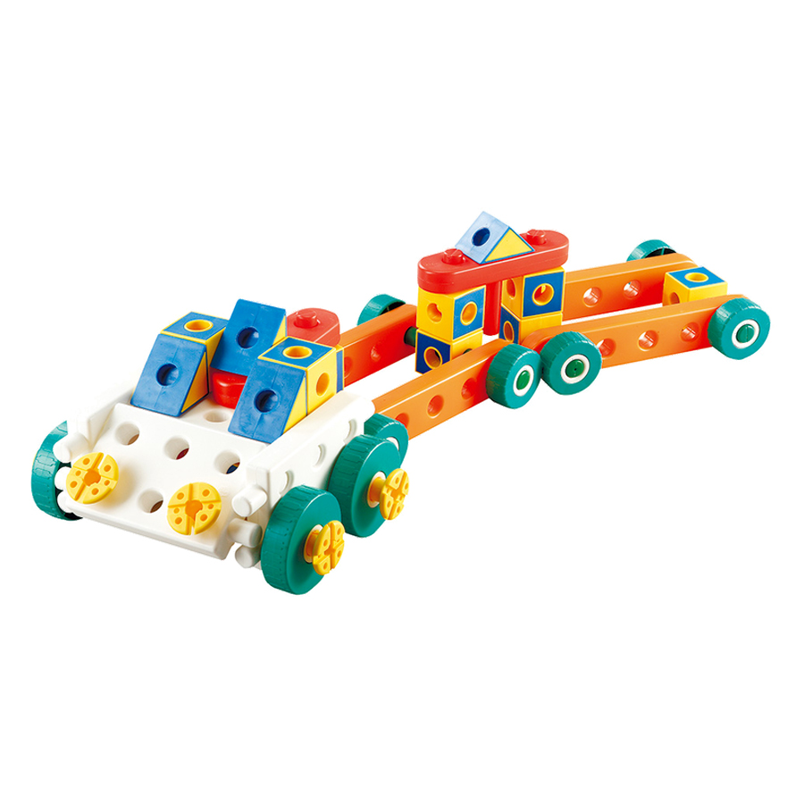 Đồ Chơi Xếp Hình Gigo Toys Công Cụ Giao Thông Căn Bản - Junior Engineer 7330P (79 Mảnh Ghép)