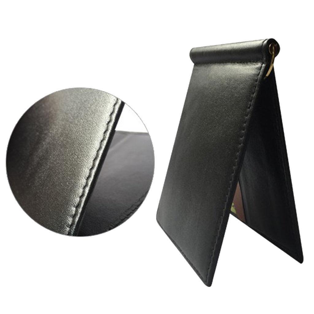 Simple Metal Money Clip Wallets Men Slim RFID Blocking Card Holder Minimalist Bifold