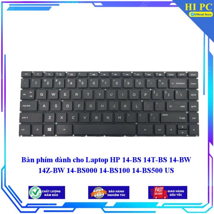 Bàn phím dành cho Laptop HP 14-BS 14T-BS 14-BW 14Z-BW 14-BS000 14-BS100 14-BS500 US - Hàng Nhập Khẩu