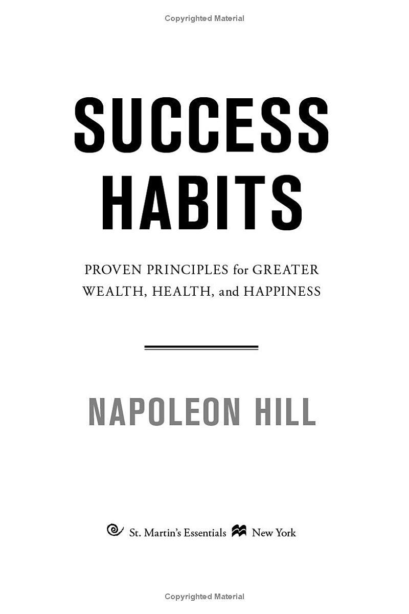 Sách ngoại văn: Success Habits - Proven Principles For Greater Wealth, Health, And Happiness