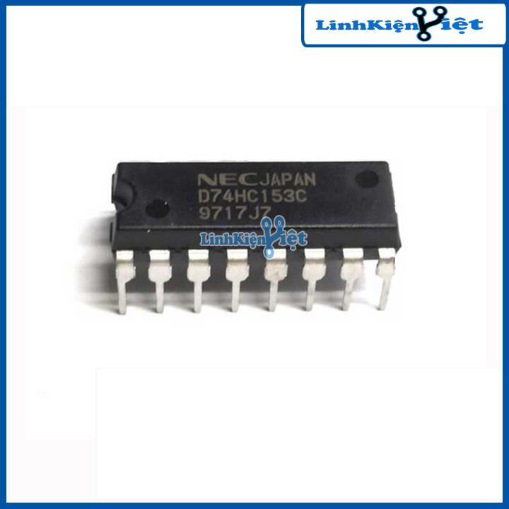 Chíp 74HC153 Dual 4-Input Multiplexer DIP16