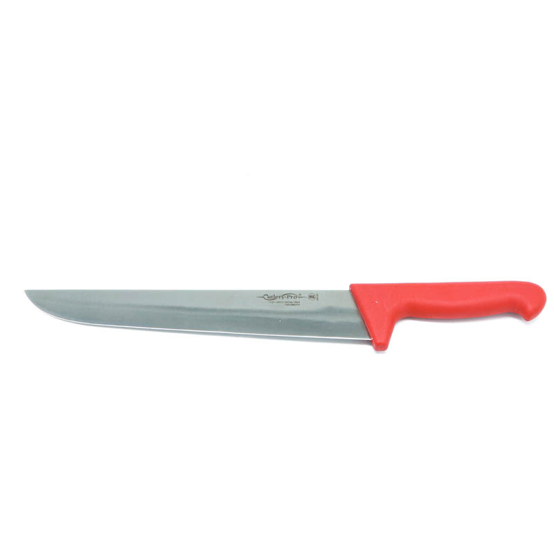 Dao Thái Thịt Cutlery-Pro Lưỡi Thẳng Cán Đỏ 280Mm