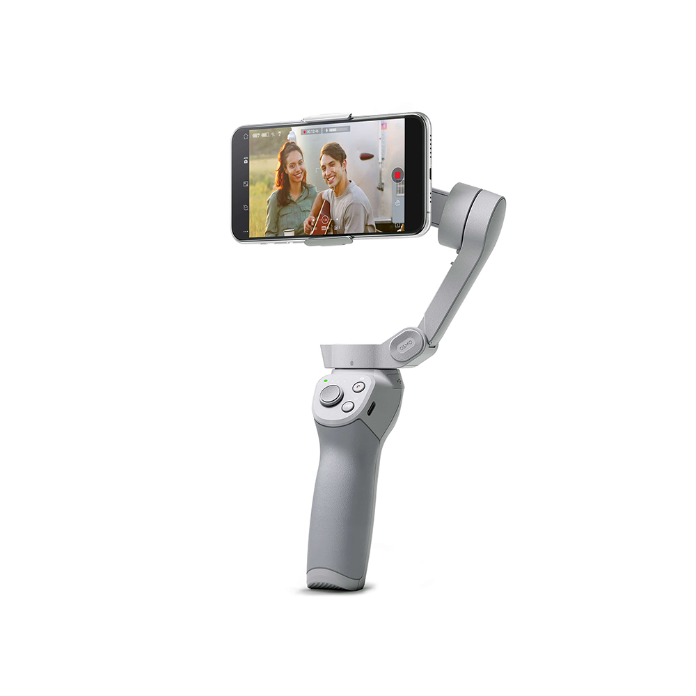 Tay cầm chống rung cho điện thoại DJI Osmo Mobile 4 / Osmo SE - GImbal chống rung 3 trục thế hệ mới, thiết kế gập gọn tiện lợi - Hàng Nhập Khẩu