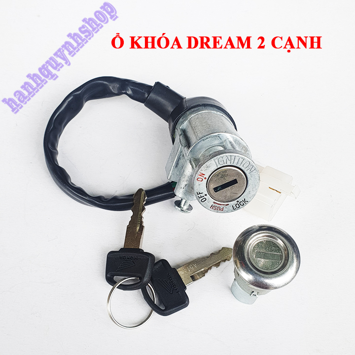 Ổ khóa xe Dream 2 cạnh, 6 cạnh loại đẹp