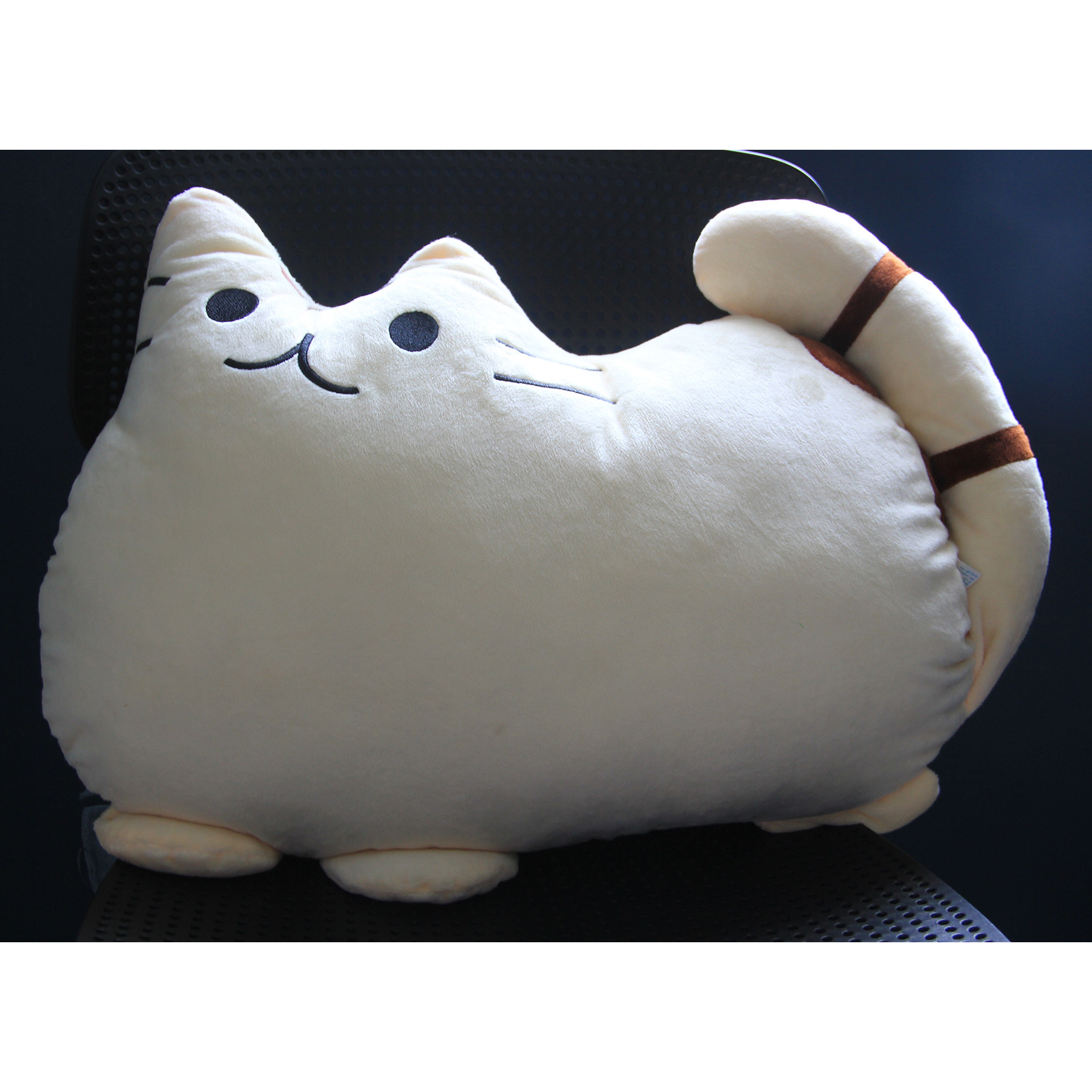 Thú Nhồi Bông/ Gấu Bông Mèo Pusheen Siêu Mềm 50 cm (Tặng kèm móc khóa da bò thật màu ngẫu nhiên) BA00159