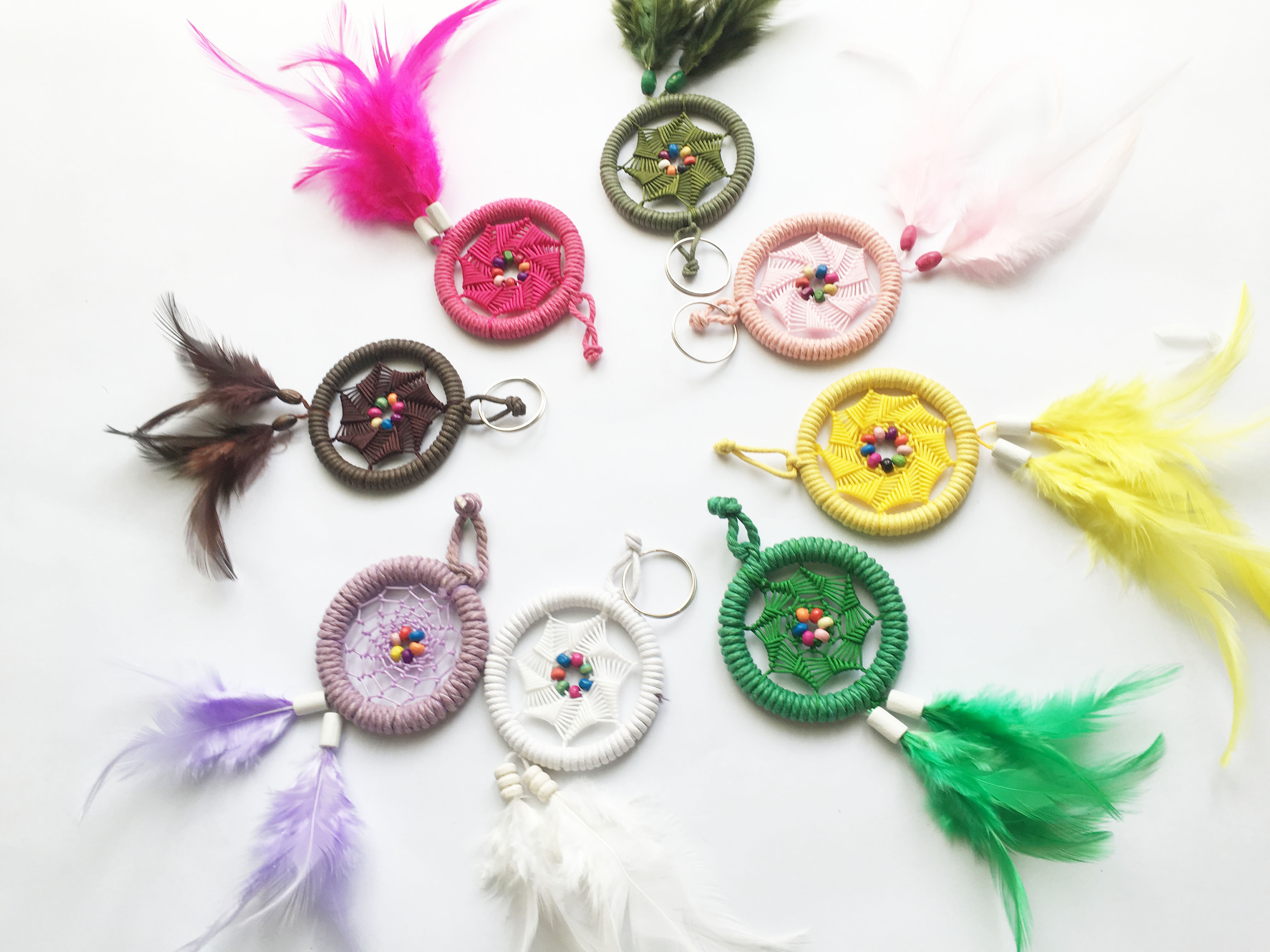 Lưới giấc mơ - Dream catcher - Quà Tặng Trang Trí handmade 5x16cm ( Phát Màu Ngẫu Nhiên )