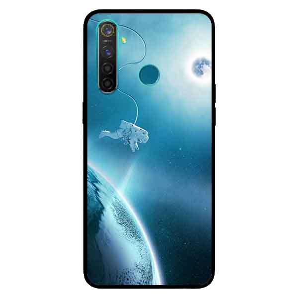 Ốp Lưng in cho Realme 5 Pro / Realme Q Mẫu Ngoài Không Gian - Hàng Chính Hãng