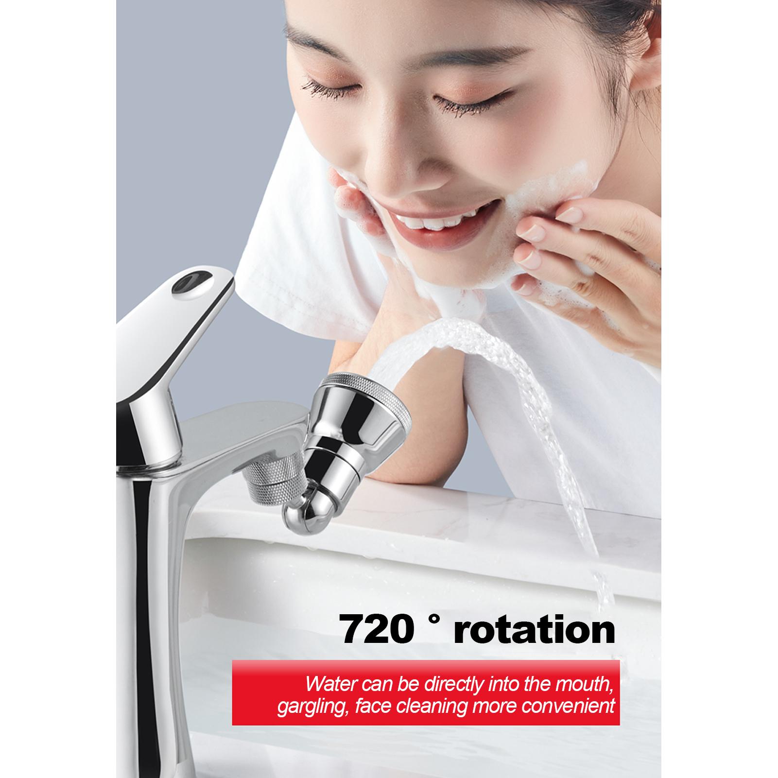 ĐầuVòi sen dùng trong phòng tắm, nhà bếp có 4 lớp lưới lọc xoay 720 °tiết kiệm nước