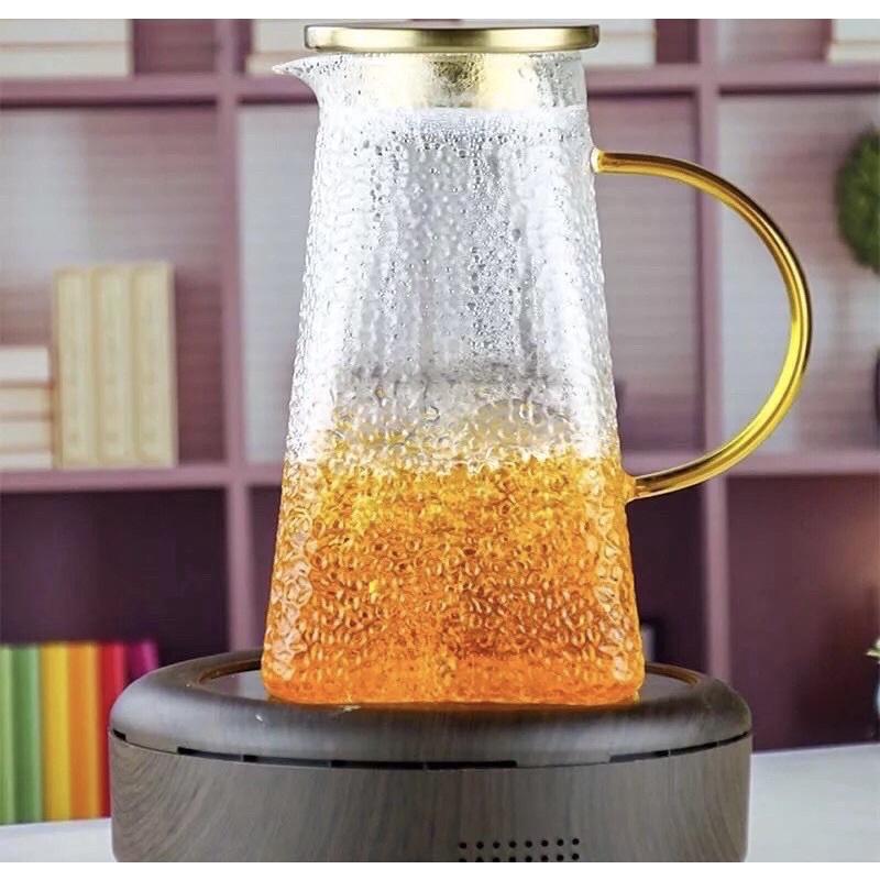 Bộ bình kèm 6 cốc thủy tinh chịu nhiệt cao cấp