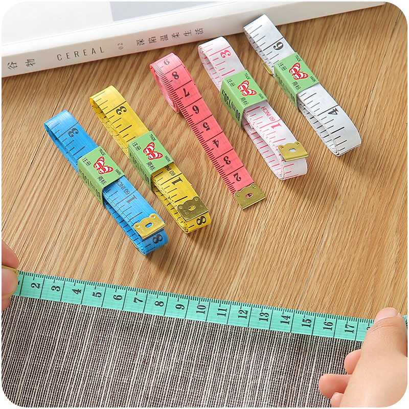 Combo 10 Thước Dây May Đồ - Thước Dây Đo 3 Vòng 150cm Thước Dây Đầu Thép Đo Vòng Bụng Eo 3 Vòng Kiểm Tra Sức Khỏe 1.5 Mét - Đo Quần Áo, Quà Tặng Giảm Cân