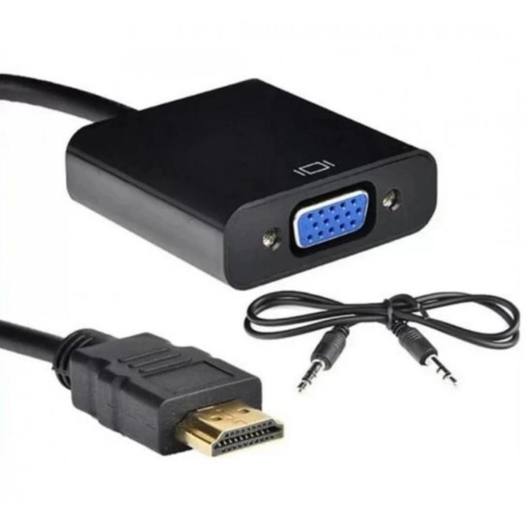 Cáp chuyển HDMI to VGA có Âm Thanh Full HD 1080P