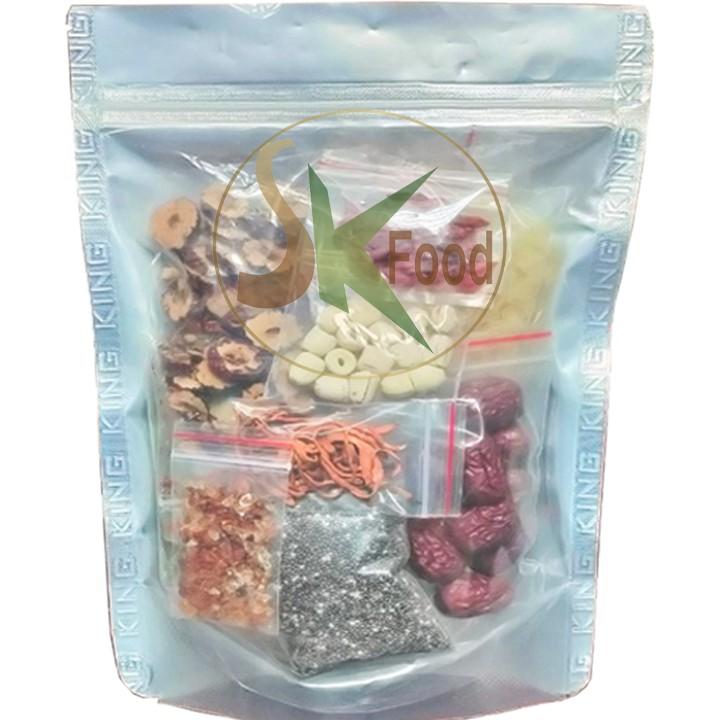 Chè dưỡng nhan tuyết yến bổ dưỡng thanh mát mỗi 1 set gồm 12 vị nấu được khoảng 12 chai 330ml