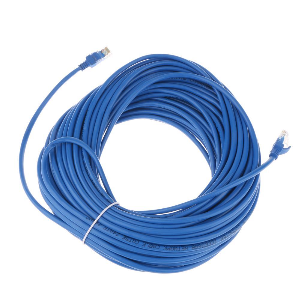 20M+30M CAT5e Ethernet LAN Network Patch Cable For Internet Router