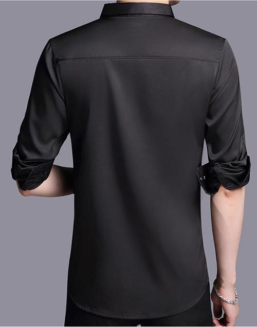 Áo Sơ Mi Nam Dài Tay AD19 - Đen - XXL