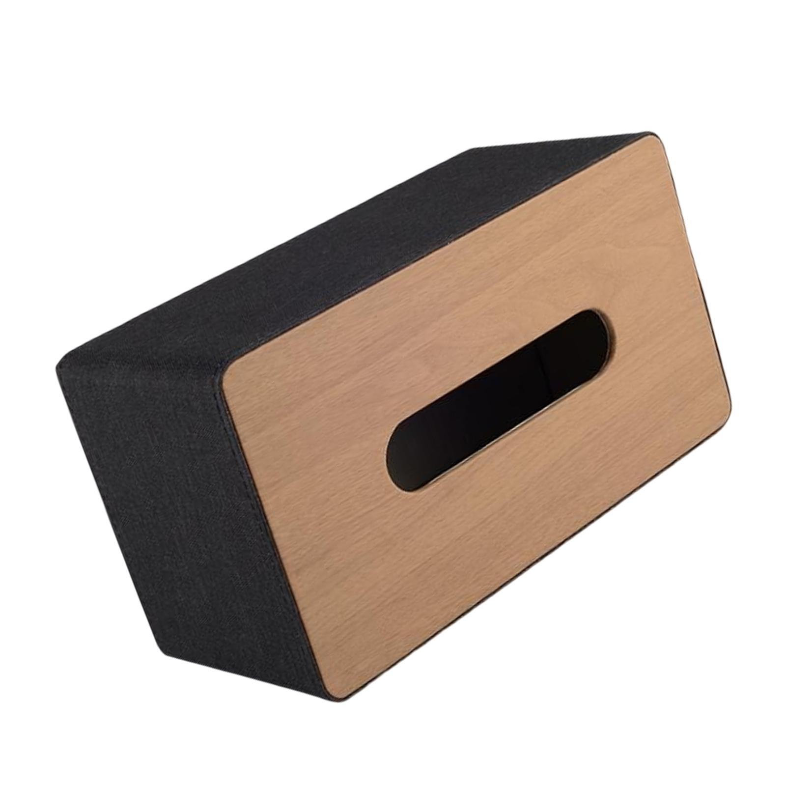 PU Leather Tissue Box Cover Hotel Home Paper Towel Bag Decorative Container