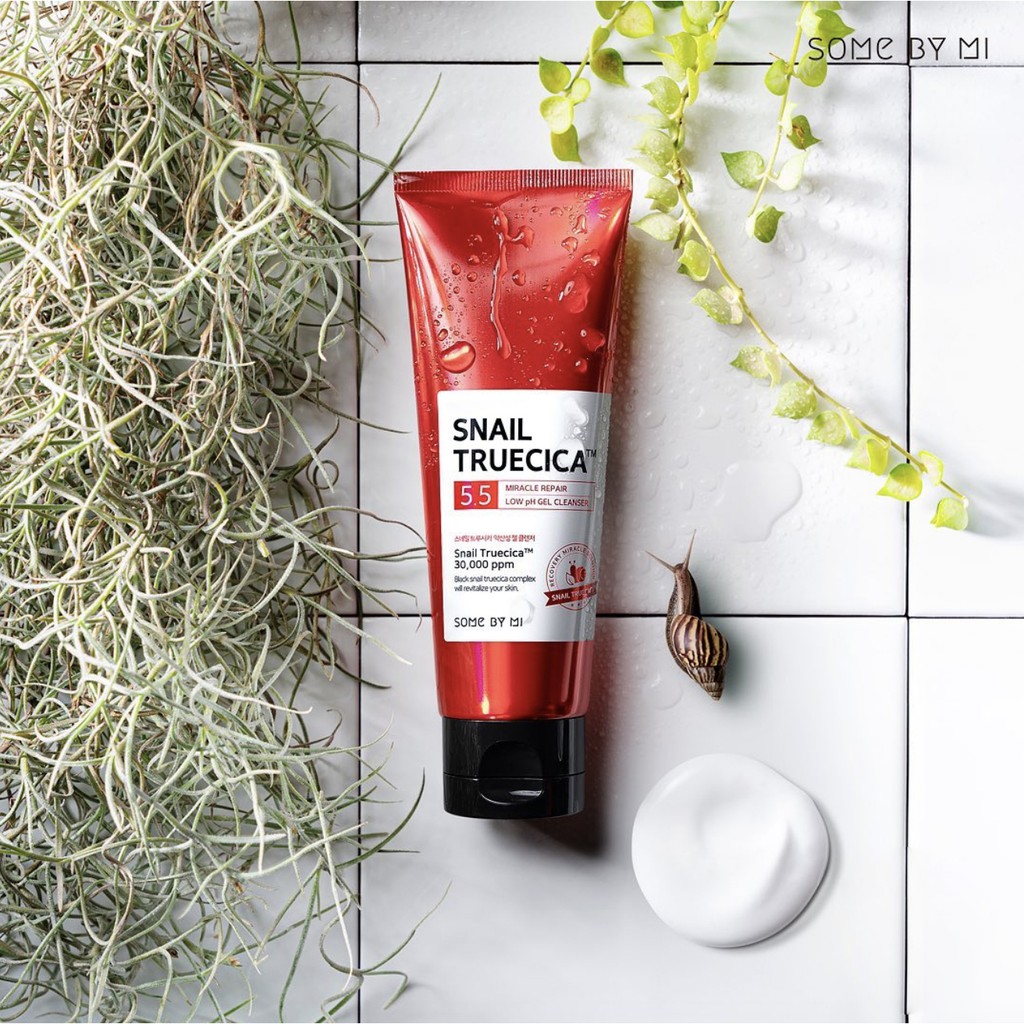 Sữa rửa mặt Some By Mi Snail Truecica Miracle Repair Low PH Gel Cleanser