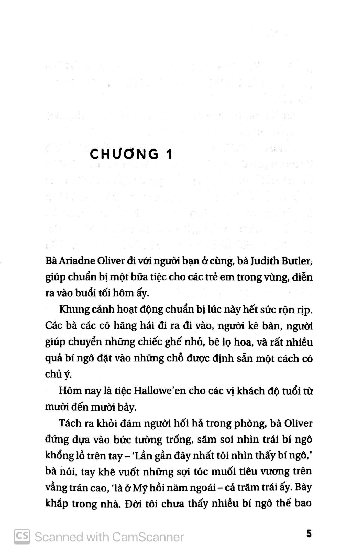 Sách Án Mạng Tiệc Hallowe'en