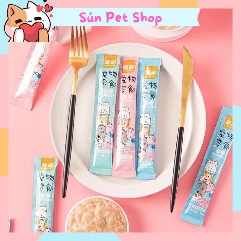 Súp thưởng cho mèo 15gr - 3 vị
