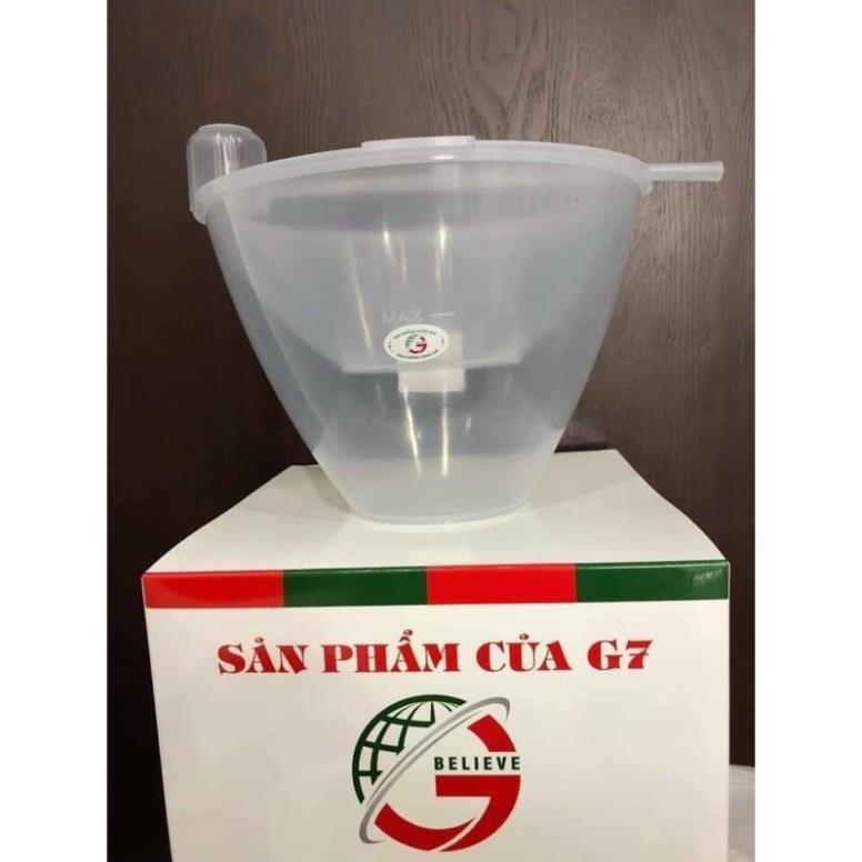 Bát đựng rượu ướp đá hai lớp kèm gáo múc