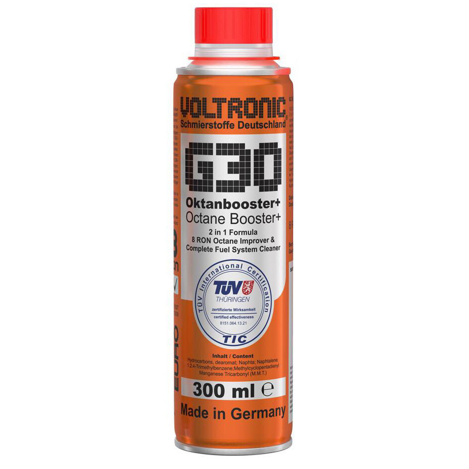 Phụ Gia Xăng VOLTRONIC G30 OCTANE BOOSTER - 300ml