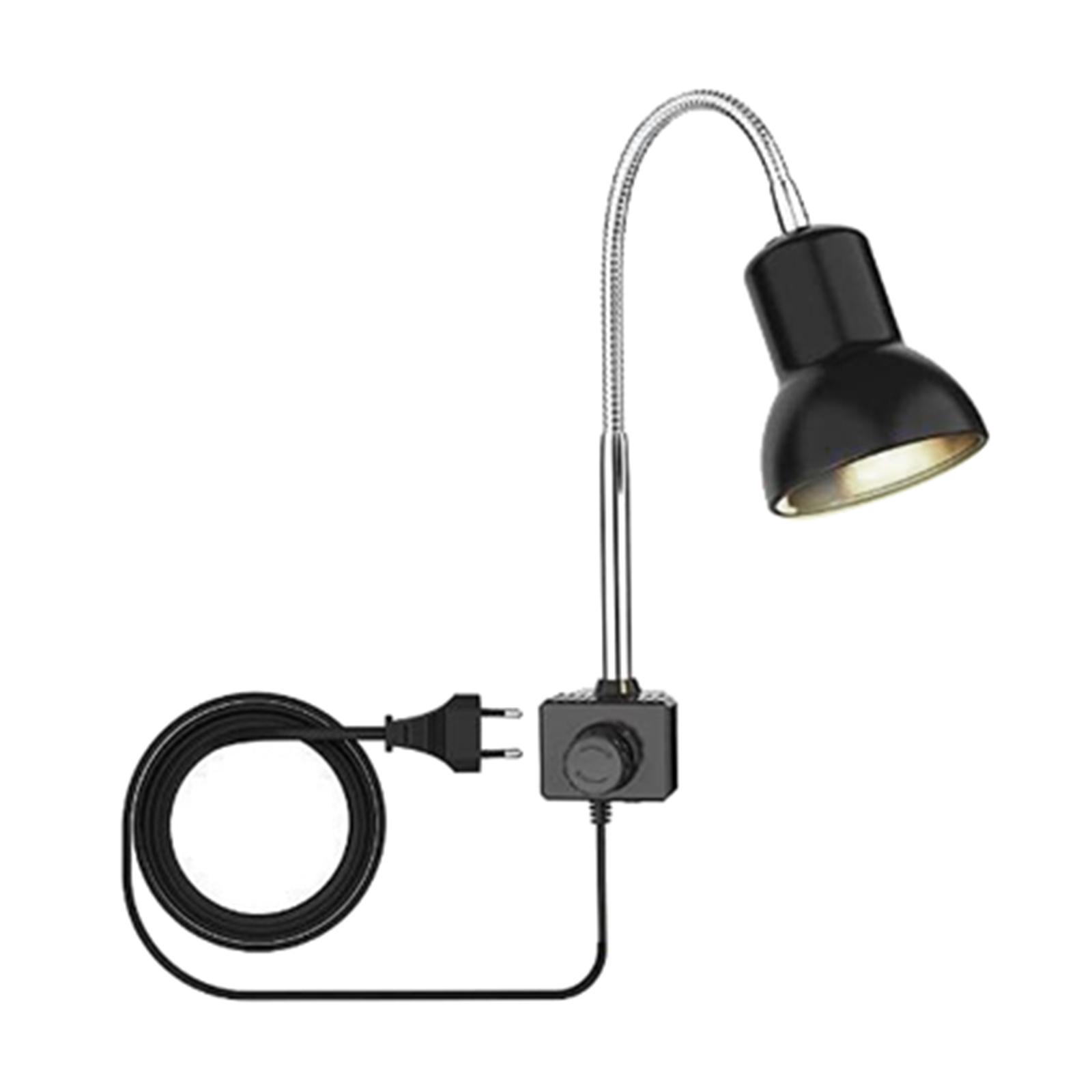 Rotatable Aquarium Reptile Heat Light Clamp Lamp Bulb w/ Clip 25W EU Plug