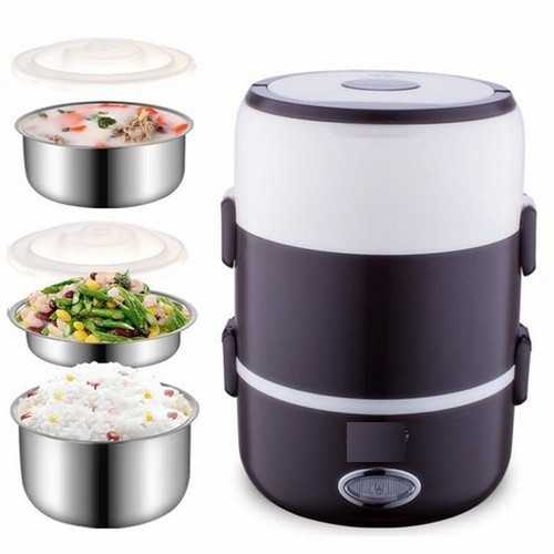 CẶP LỒNG Ủ CƠM 3 TẦNG INOX CẮM ĐIỆN